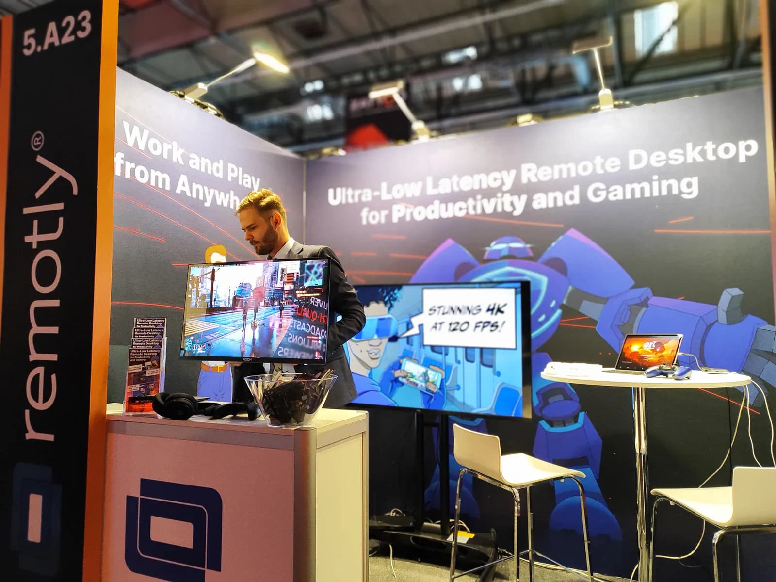 The Remotly booth at IBC2025 in Amsterdam